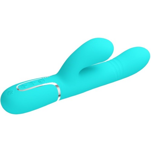 Pretty Love G-Spot Vibrator Multi-function Aqua Green