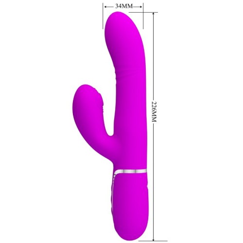 Vibrador Multifuncional Punto G Fucsia Pretty Love