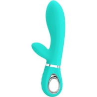 Pretty Love Thomas Vibrador Punto G Multifunción Verde Agua - Placer Intenso Garantizado