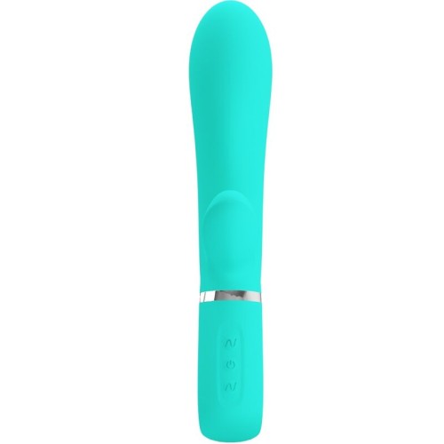 Pretty Love Thomas Vibrador Punto G Multifunción Verde Agua - Placer Intenso Garantizado