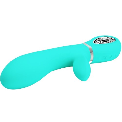 Pretty Love Thomas Vibrador Punto G Multifunción Verde Agua - Placer Intenso Garantizado