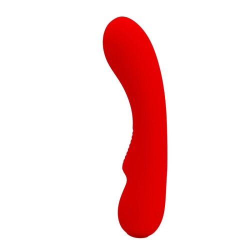 Vibrador Suave de Silicona Rojo Pretty Love Prescott