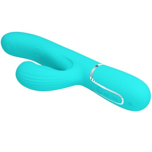 Pretty Love G-Spot Pearl Vibrator 3-in-1 Multifunction Green Water