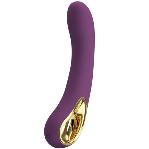 Vibrador Recargable Lila Ethan De Pretty Love Para Máximo Placer