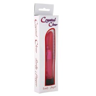 Crystal Clear Lady Vibrator Pink - Classic Pleasure