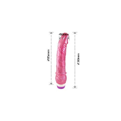 Baile Realistic Red Vibrator 23 cm