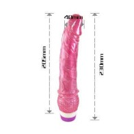 Baile Realistic Red Vibrator 23 cm