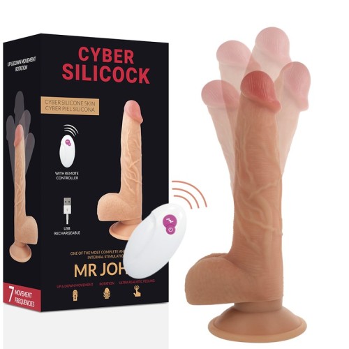 Realistico Control Remoto Mr John para Placer Auténtico