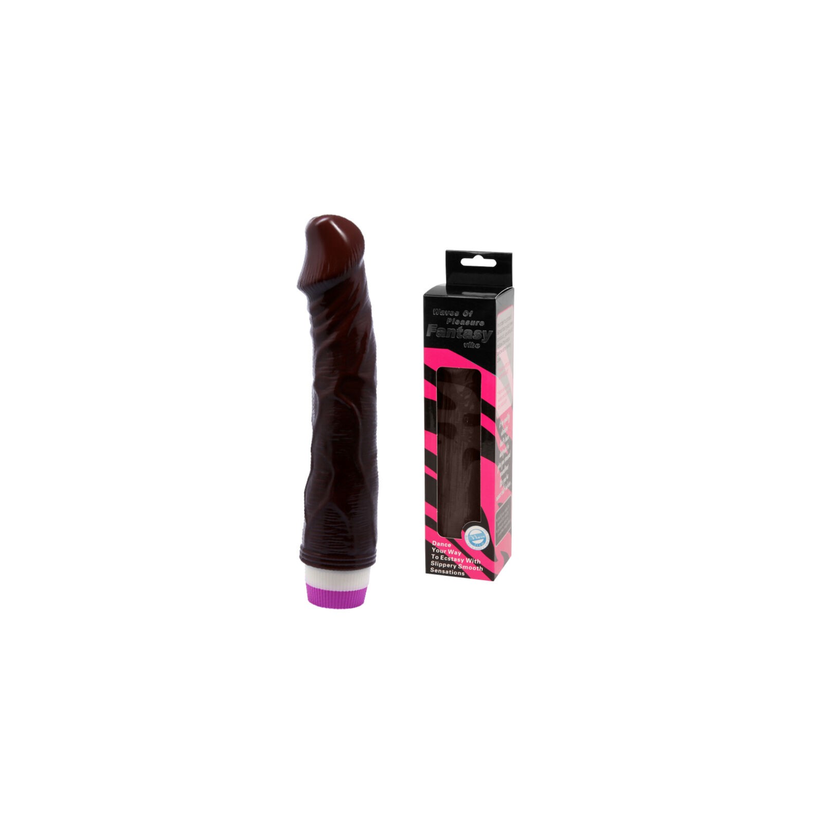 Baile Vibrador Waves Of Pleasure 23 cm Marrón