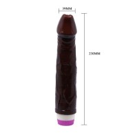 Baile Vibrador Waves Of Pleasure 23 cm Marrón