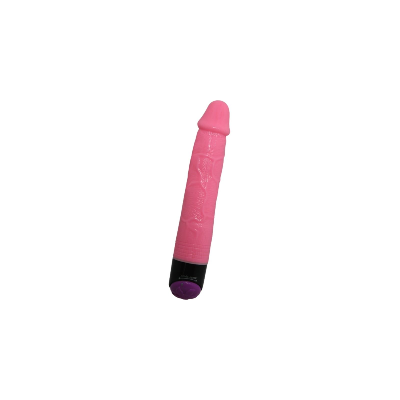 Colorful Realistic Vibrator Pink 23 Cm