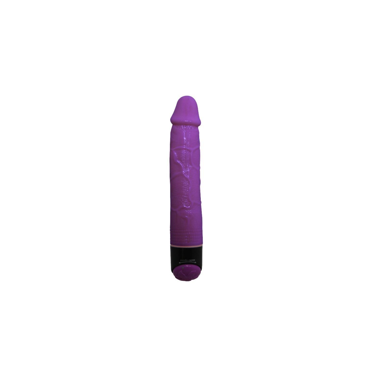 Colorful Sex Realistic Vibrator Lilac 23 cm