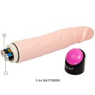 Colorful Vibrating and Rotating Dildo 24 cm