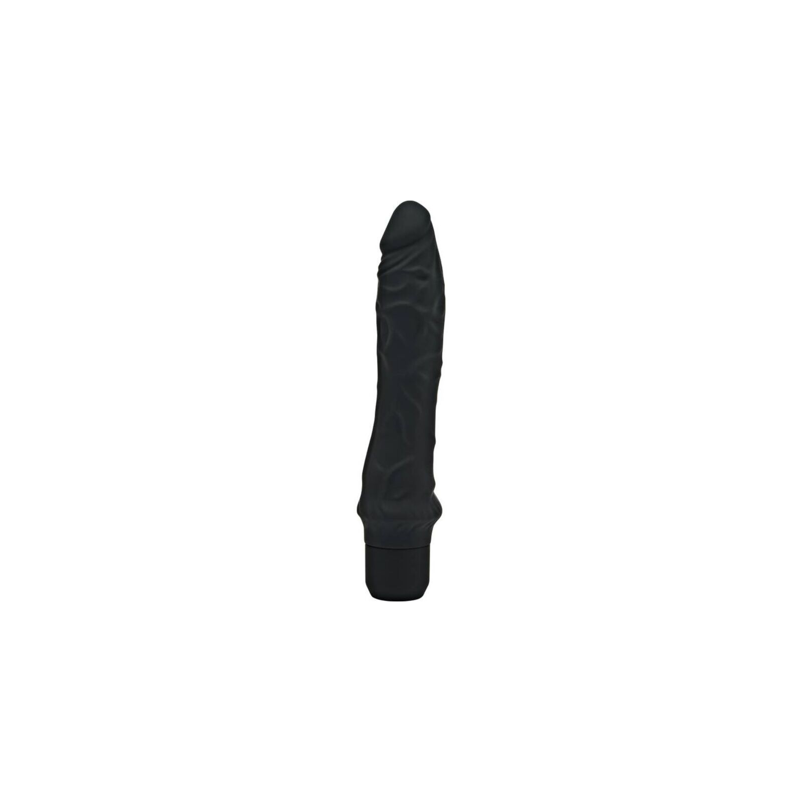 Classic Large Silicone Vibrator Black