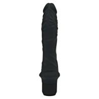 Classic Large Silicone Vibrator Black