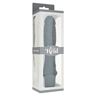 Classic Large Silicone Vibrator Black