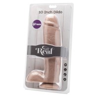 Get Real Dildo de 25.5 cm Realista con Testículos Vibrador