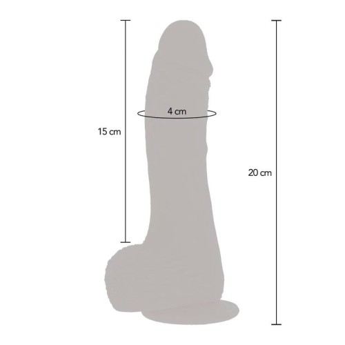 Dildo Vibrador Rotador Up&down Natural