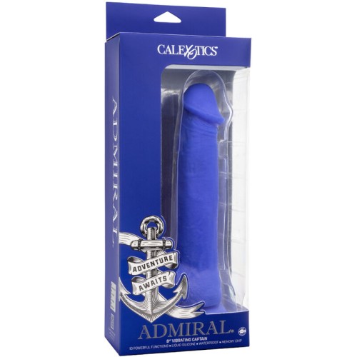 Admiral Captain Vibrator Dildo Blue