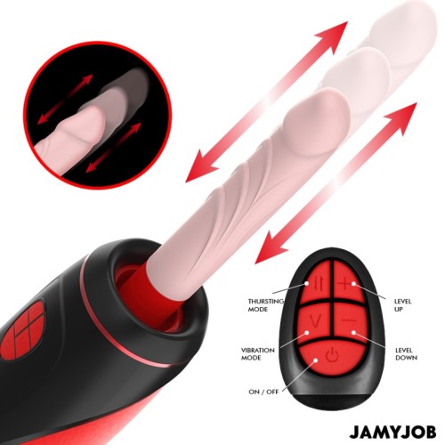 Pyston Base Masturbador Automático Con Dildo Control Remoto