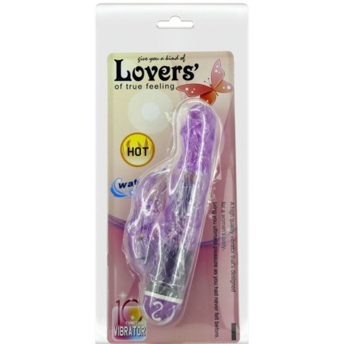 Vibrador Multivelocidad con Rabbit Lila