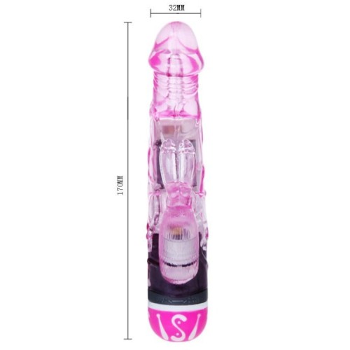 Vibrador Multivelocidad con Rabbit Lila