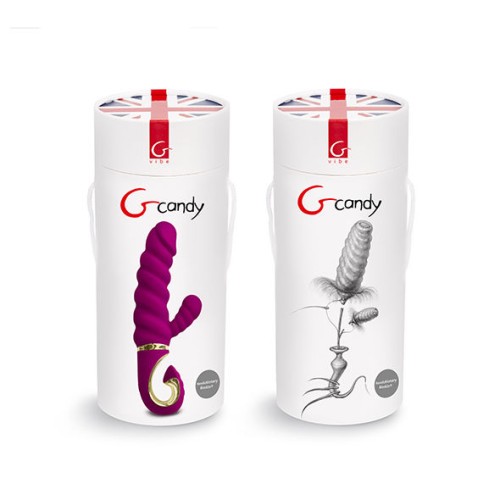 Vibrador Rabbit Gcandy Sweet Raspberry para Doble Estimulación