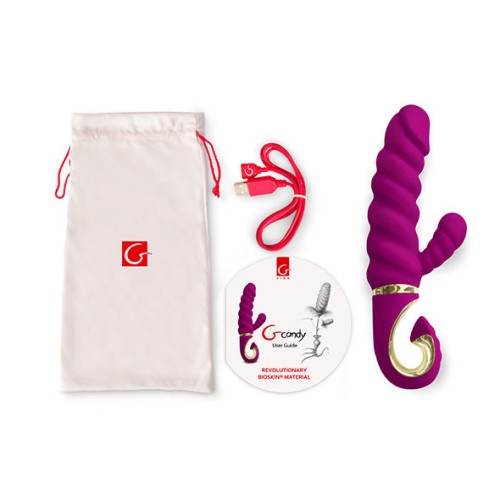 Vibrador Rabbit Gcandy Sweet Raspberry para Doble Estimulación