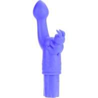 Vibrador Conejito Lila de Silicona Kiss con Vibraciones Potentes