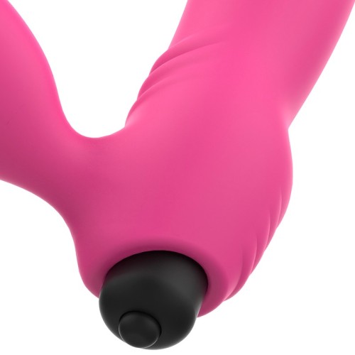 Ohmama Bix Double Stimulation Vibrator Xmas Edition Pink