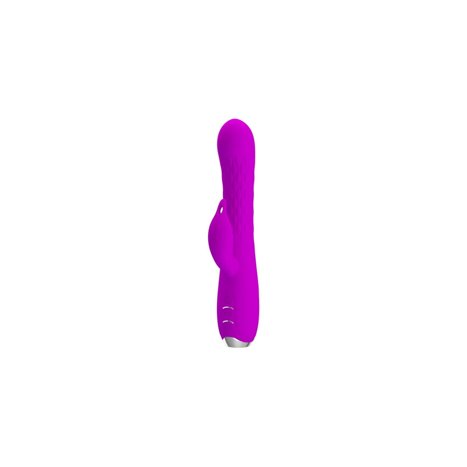 Rechargeable Rotating Vibrator with Rabbit Purple - Ultimate Sensation