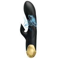 Vibrador De Lujo Bañado En Oro Recargable Pretty Love