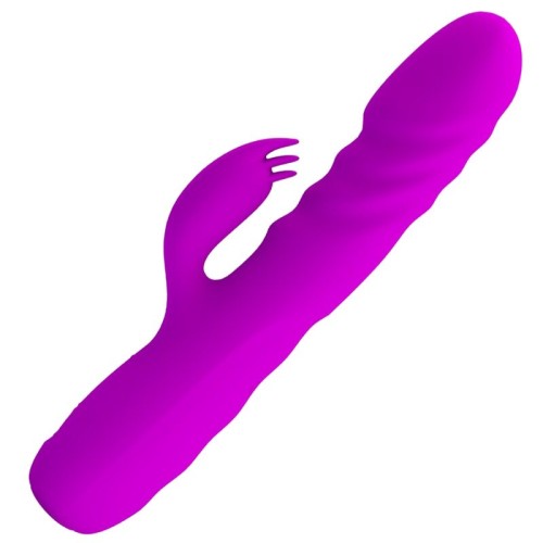 Pretty Love Melanie Rechargeable Rabbit Vibrator Purple