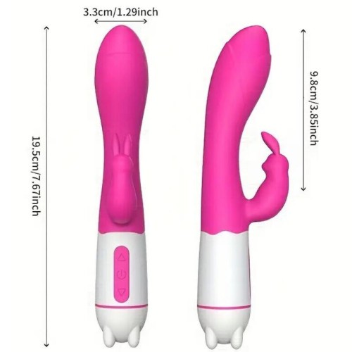 Happy Fuchsia Rabbit Vibrator