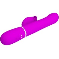 Pretty Love Vibrador Conejo Perlas Violeta - 7 Funciones de Vibración