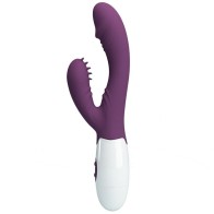 Pretty Love - Andre Rabbit Vibrator & G-Spot Stimulator Purple