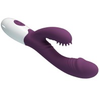 Pretty Love - Andre Rabbit Vibrator & G-Spot Stimulator Purple