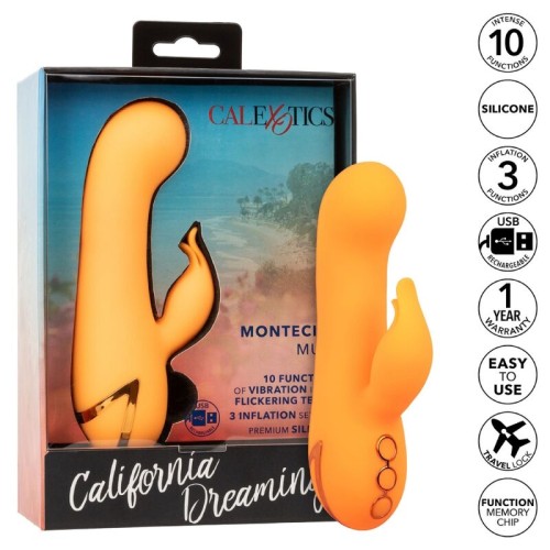 Montecito Muse Vibrador Rabbit Naranja - Estimulación G-spot Suprema