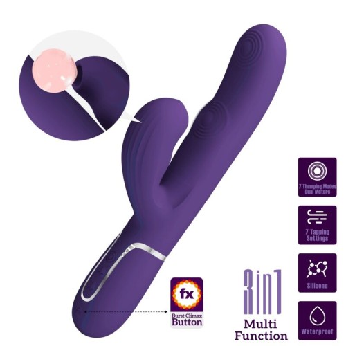 Pretty Love Perlita Vibrador Punto G 3 En 1 Morado