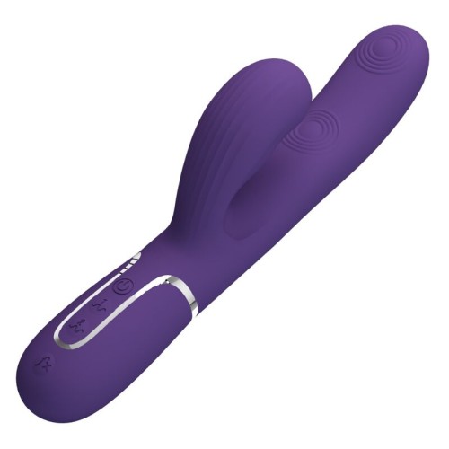 Pretty Love Perlita G-Spot Vibrator 3 in 1 Purple