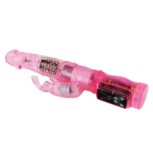 Baile Mini Rotating Rabbit Vibrator Super-Stimulator Pink