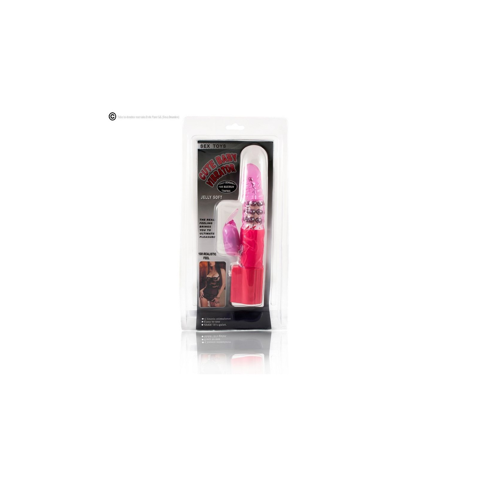 Baile Rotating Rabbit Pink Super-Stimulator