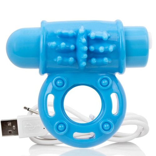 Owow Rechargeable Blue Vibrating Ring