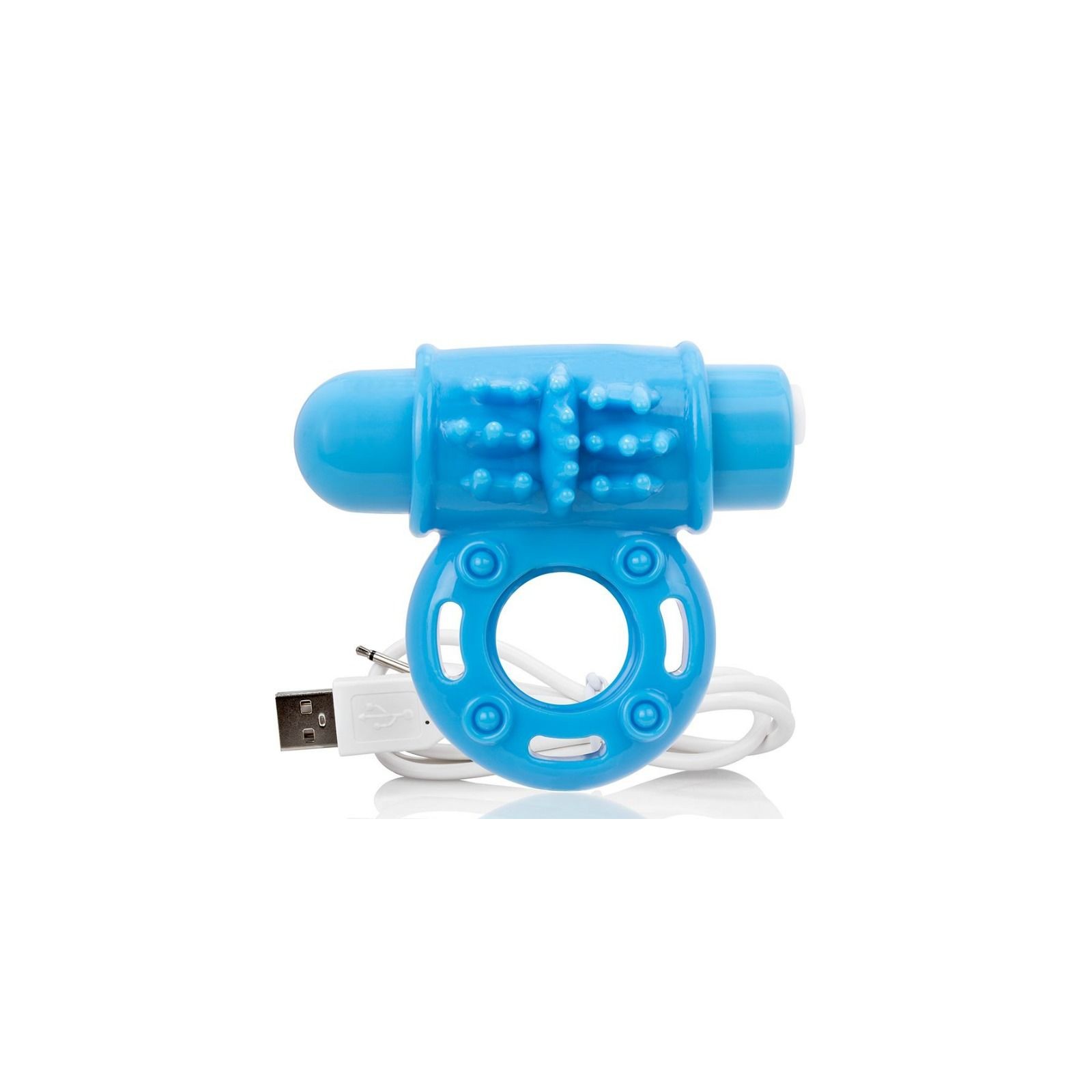 Owow Rechargeable Blue Vibrating Ring