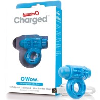 Owow Rechargeable Blue Vibrating Ring