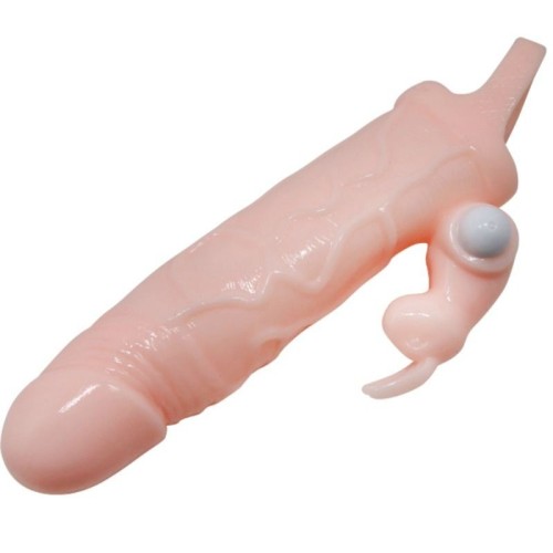 Baile Brave Man Penis Sleeve with Rabbit - Enhance Pleasure