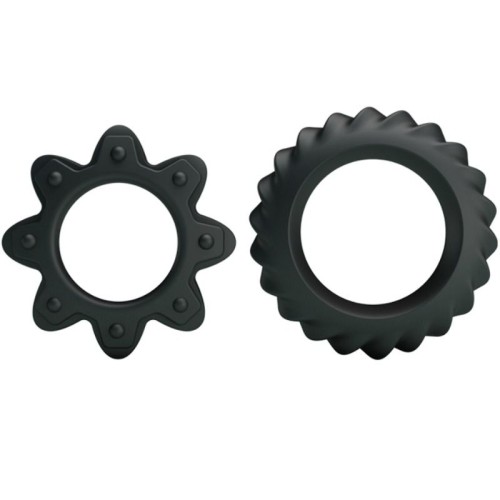 Baile Set Silicone Delay Rings - Enhance Intimacy