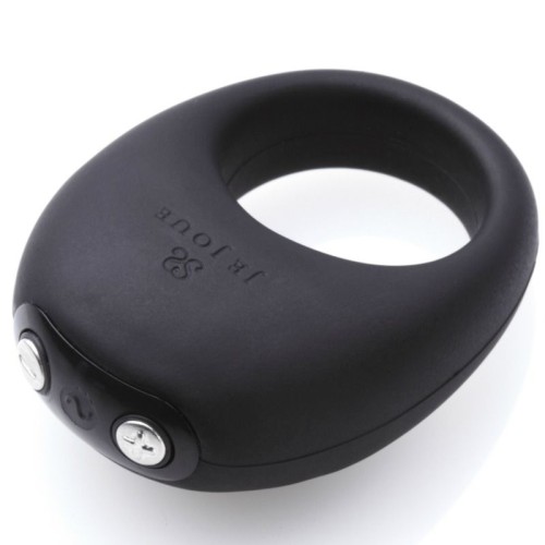 Mio Black Vibrating Ring for Enhanced Pleasure