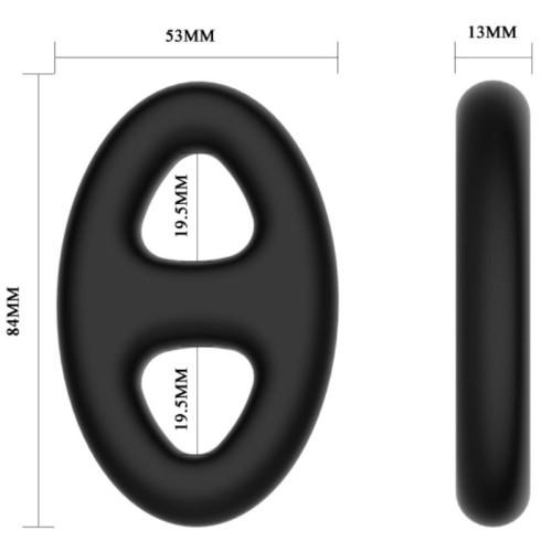 Super Soft Double Silicone Penis Ring