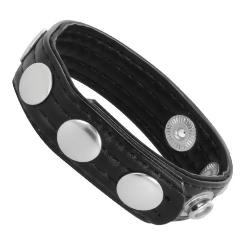 Darkness Adjustable Leather Erection Ring